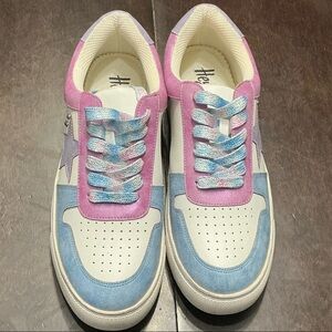 Corkys Pink and Blue Women's Sneakers